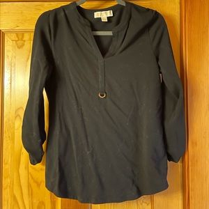 Black Michael Kors top 3/4 sleeves